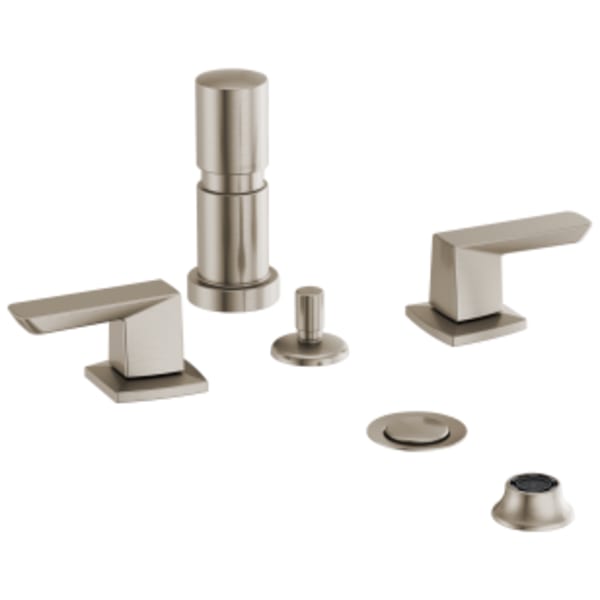 Brizo Vettis®: Two-Handle Bidet Faucet in Luxe Nickel