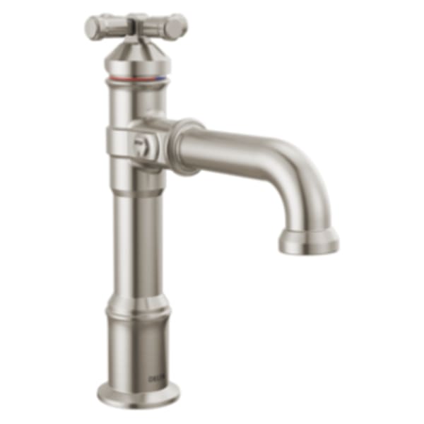 Delta Broderick® Single Handle Bathroom Faucet Lumicoat® Stainless