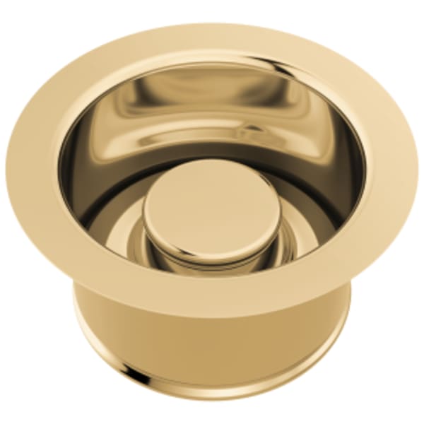 Brizo Other: Kitchen Sink Disposal Flange with Stopper in Polished Gold