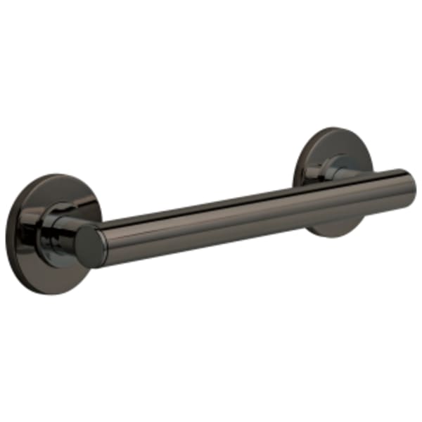 Brizo 12" Linear Round Grab Bar Brilliance Black Onyx