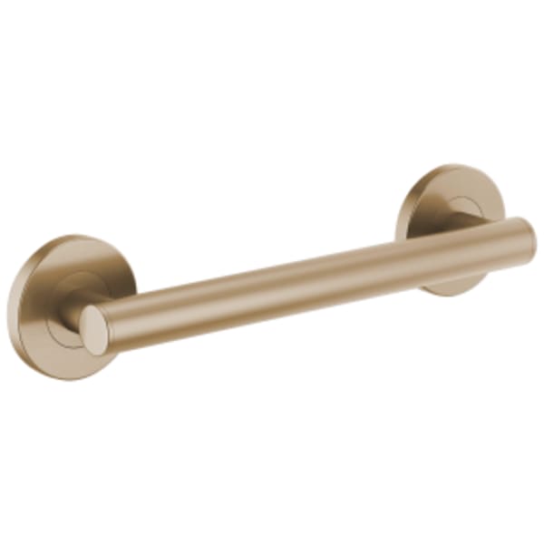 Brizo 12" Linear Round Grab Bar Luxe Gold