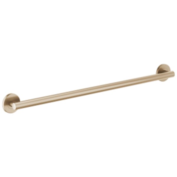 Brizo 36" Linear Round Grab Bar Luxe Gold