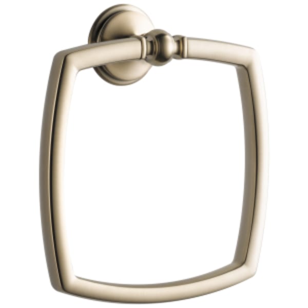 Brizo Charlotte®: Towel Ring in Brushed Nickel