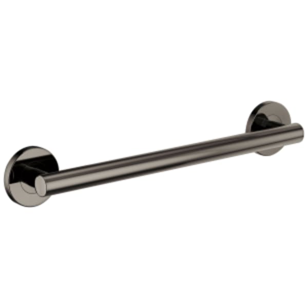 Brizo 18" Linear Round Grab Bar Brilliance Black Onyx