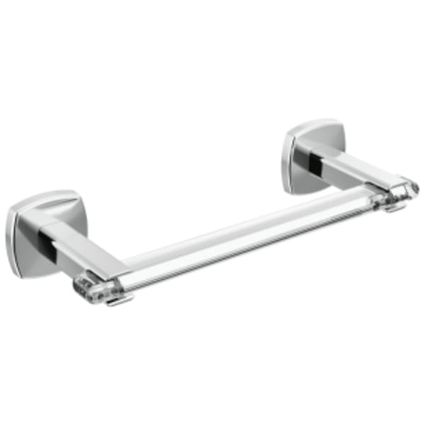 Brizo Allaria™: 8" Towel Bar in Polished Chrome / Clear Acrylic