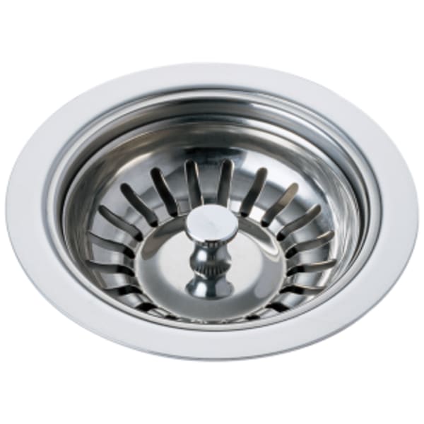 Delta Other: Kitchen Sink Flange & Strainer in Chrome