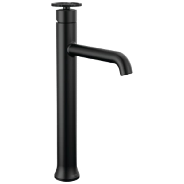 Delta Trinsic®: Single Handle Vessel Bathroom Faucet in Matte Black