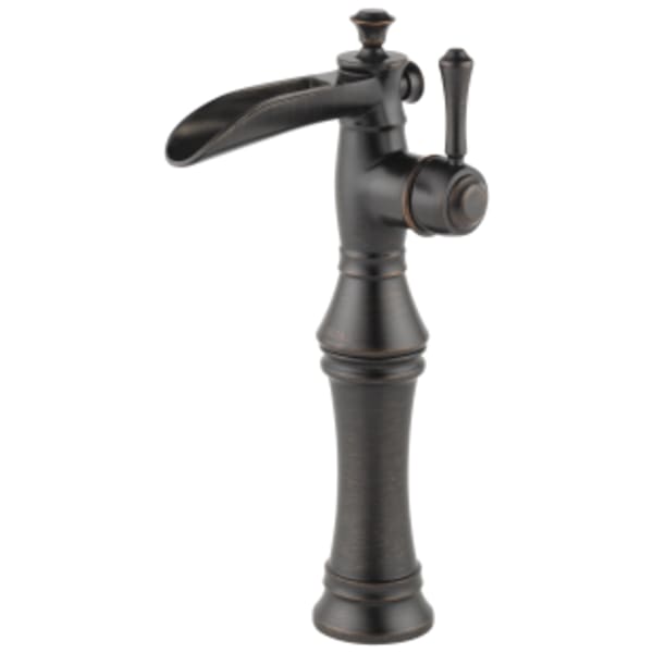 Delta Cassidy® Single Handle Channel Vessel Bathroom Faucet Venetian Bronze