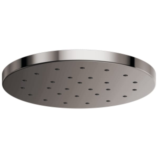 Brizo Brizo Universal Showering: 14" Linear Round Okinetic® Single-Function Raincan Shower Head in Brilliance Black Onyx