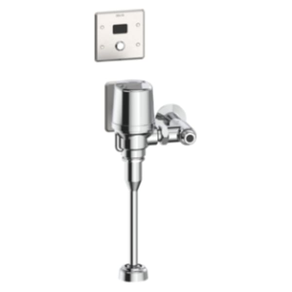 Delta Commercial 81T Electronic Exposed Urinal Flush Valve with Wallmount Sensor Hardwired Chrome