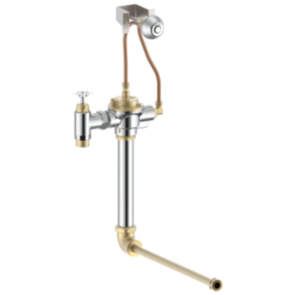 Delta Commercial 83T Manual Concealed Urinal Flush Valve Chrome