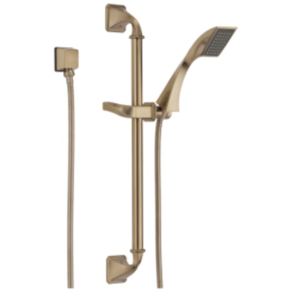 Brizo Virage®: Single-Function Slide Bar Hand Shower in Luxe Gold