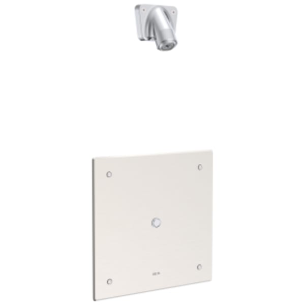 Commercial 860T: Electronic Shower Trim with Push Button Activator- Hardwire in Chrome