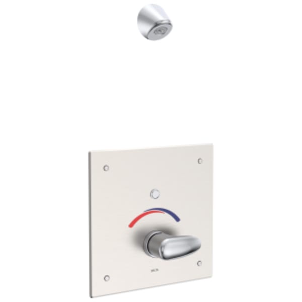 Commercial 860T: Push Button Electronic Shower System in Chrome