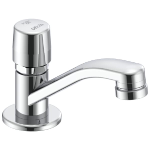 Delta Commercial 86T Single Hole MeteRing Faucet Chrome