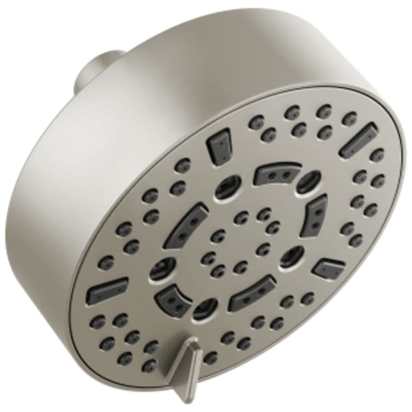 Brizo Essential™ 5” Linear Round H2Okinetic® Multi-Function Wall Mount Shower Head Luxe Nickel