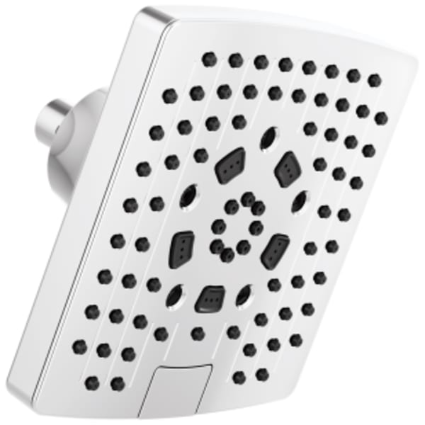 Brizo Brizo Universal Showering: 7" Linear Square H2Okinetic® Multi-Function Wall Mount Shower Head - 2.5 GPM in Chrome