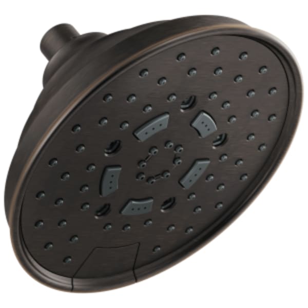Brizo Essential™ 7" Classic Round H2Okinetic® Multi-Function Wall Mount Shower Head Venetian Bronze