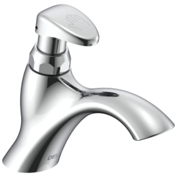Commercial 87T: Single Hole Metering Slow-Close Bathroom Faucet in Chrome