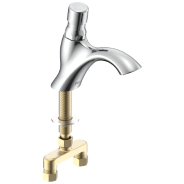Delta Commercial 87T Single Hole MeteRing Slow-Close Lavatory Faucet Chrome