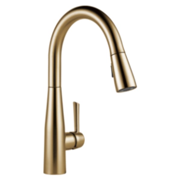 Delta Essa® Single Handle Pull-Down Kitchen Faucet Champagne Bronze