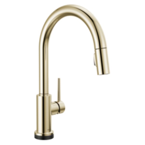 Delta Trinsic® VoiceIQ® Kitchen Faucet with Touch2O® with Touchless Polished Nickel