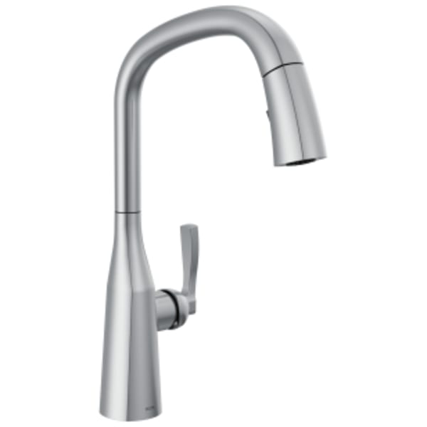 Delta Stryke® Single Handle Pull-Down Kitchen Faucet Lumicoat® Arctic Stainless