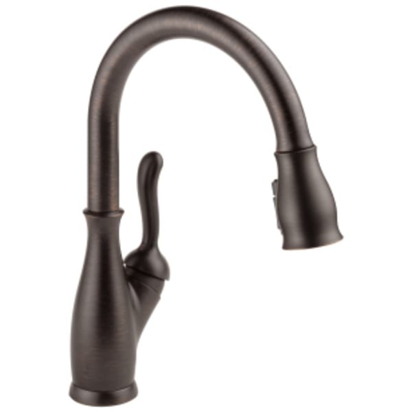 Delta Leland®: Single Handle Pull-Down Kitchen Faucet with ShieldSpray® Technology in Venetian Bronze