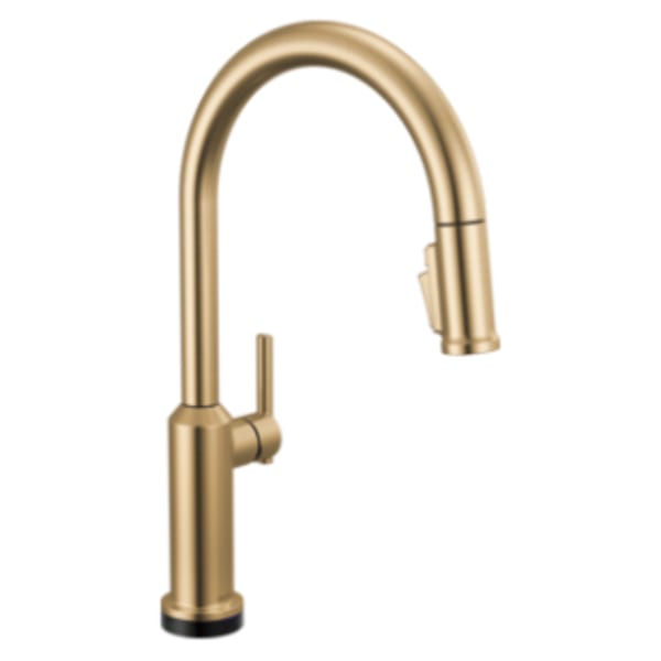 Delta Cordova™ Touch2O® Kitchen Faucet with Touchless Lumicoat® Champagne Bronze