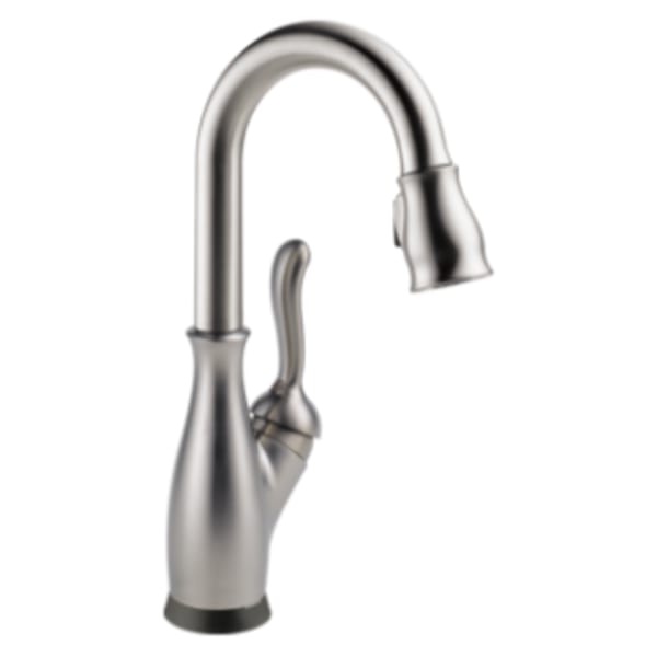 Delta Leland® Touch2O® Bar / Prep Faucet with Touchless Spotshield Stainless