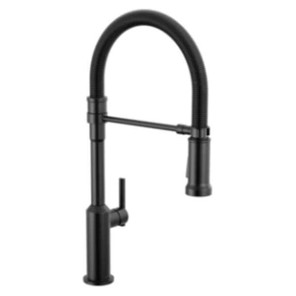 Delta Cordova™ Single Handle Pull-Down Kitchen Faucet with Spring Spout Matte Black