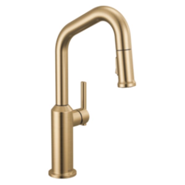 Delta Cordova™ Single Handle Pull-Down Bar/Prep Faucet Lumicoat® Champagne Bronze
