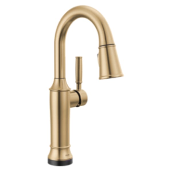 Delta Renaldi™ Touch2O® Bar / Prep Faucet with Touchless Lumicoat® Champagne Bronze