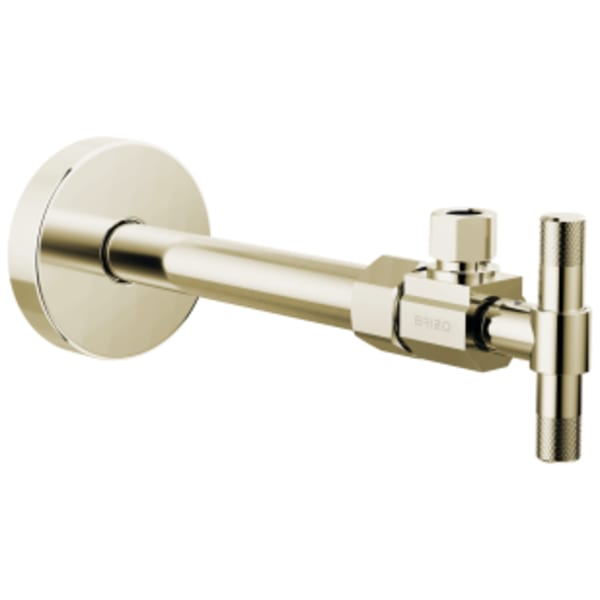 Brizo Litze®: Angled Supply Stop Valve with Lever Handle in Polished Nickel