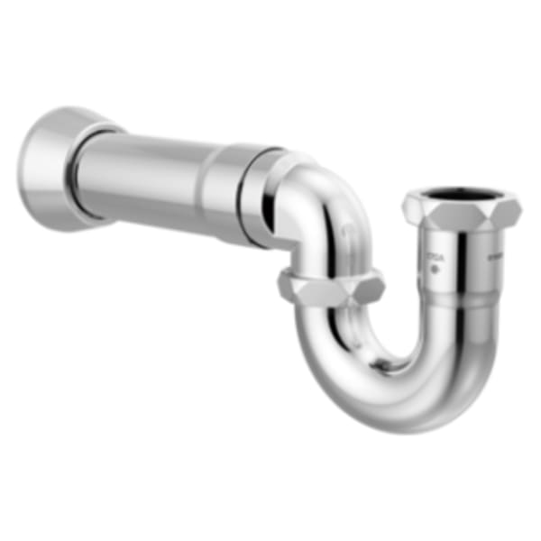 Brizo 17-Gauge P-Trap with Flange Chrome