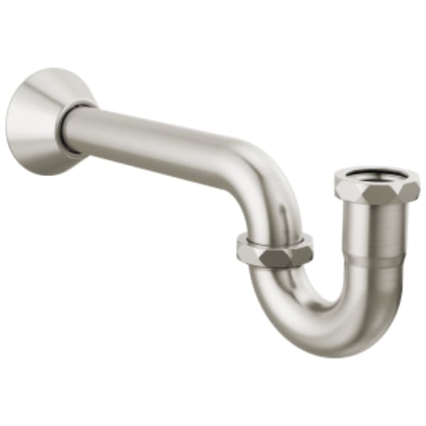 Brizo Other: P-Trap with Flange in Brushed Nickel