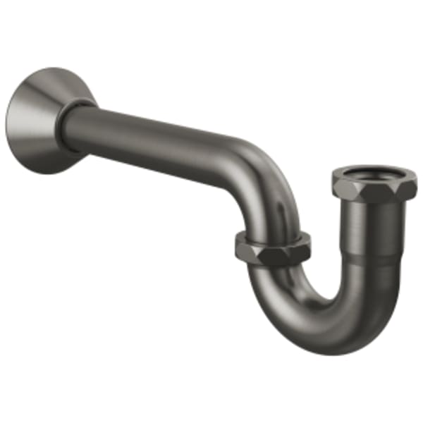 Brizo Other: P-Trap with Flange in Luxe Steel