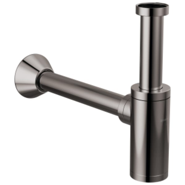 Brizo Other: Bottle Trap with Flange in Brilliance Black Onyx