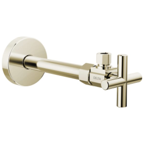 Delta Other: Angled Supply Stop Valve in Polished Nickel
