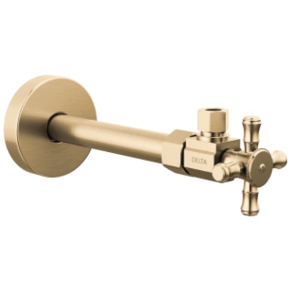 Delta Other: Angled Supply Stop Valve in Champagne Bronze