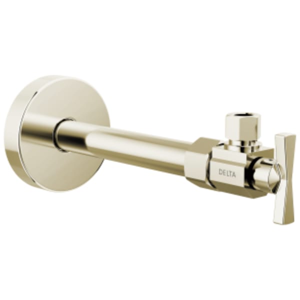Delta Other: Angled Supply Stop Valve in Polished Nickel