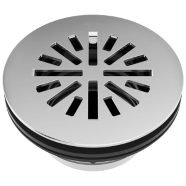 Delta Other: 4" Prefab Round Shower Drain in Chrome