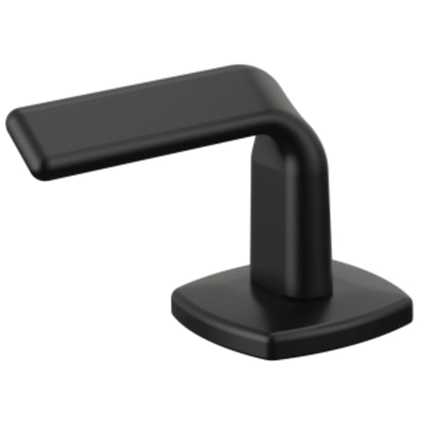 Brizo Allaria™: Widespread Lavatory Twist Lever Handle Kit in Matte Black