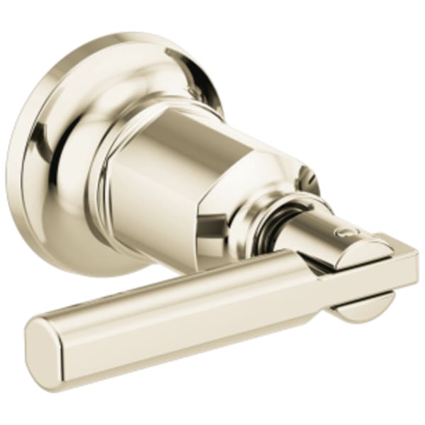 Brizo Invari®: Two-Handle Wall Mount Tub Filler Lever Handle Kit in Polished Nickel