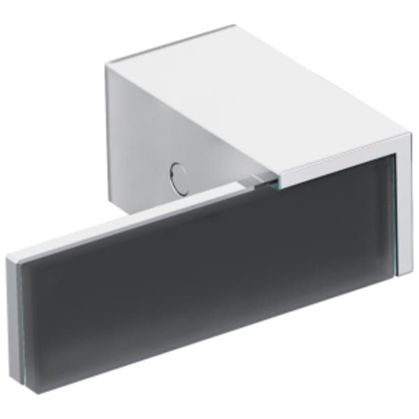 Brizo Siderna®: Two-Handle Wall Mount Tub Filler Solar Gray Glass Lever Handle Kit in Chrome