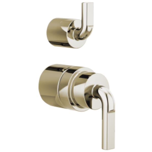 Brizo Litze® Pressure Balance Valve with Integrated Diverter Trim Notch Lever Handle Kit Polished Nickel