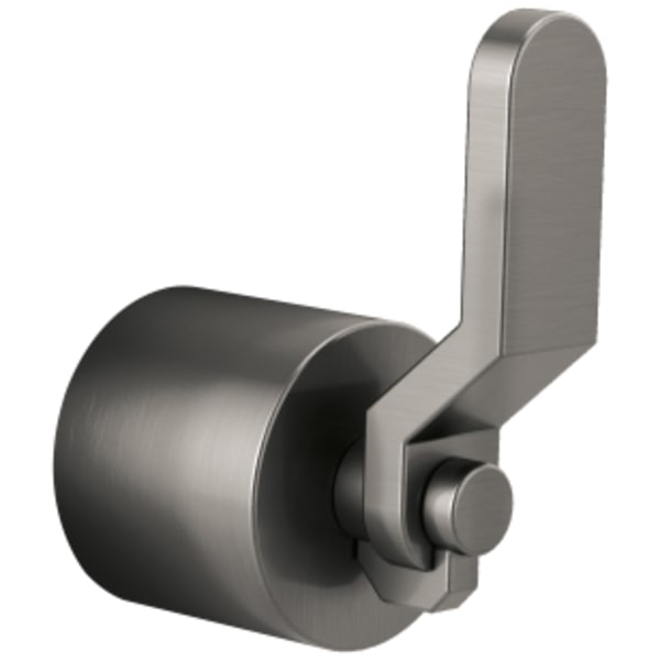 Brizo Litze®: 3 And 6 Setting Diverter Trim Industrial Lever Handle Kit in Luxe Steel