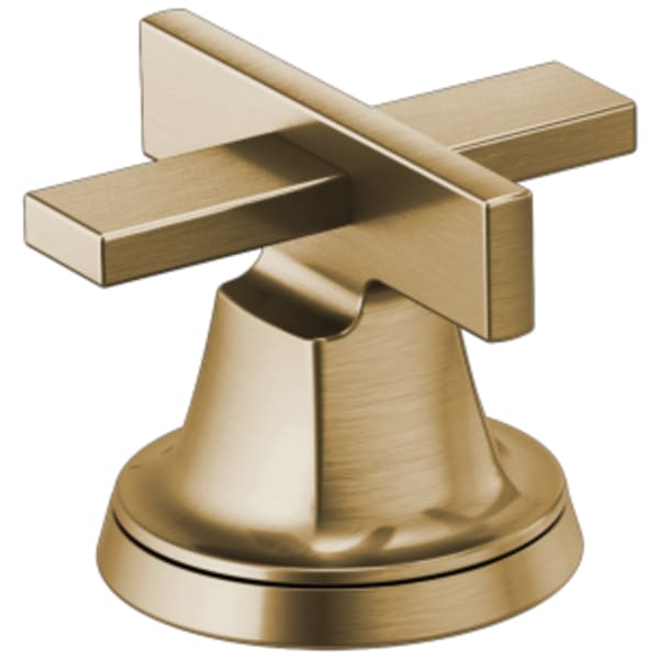 Brizo Levoir™: Widespread Lavatory Low Cross Handle Kit in Luxe Gold