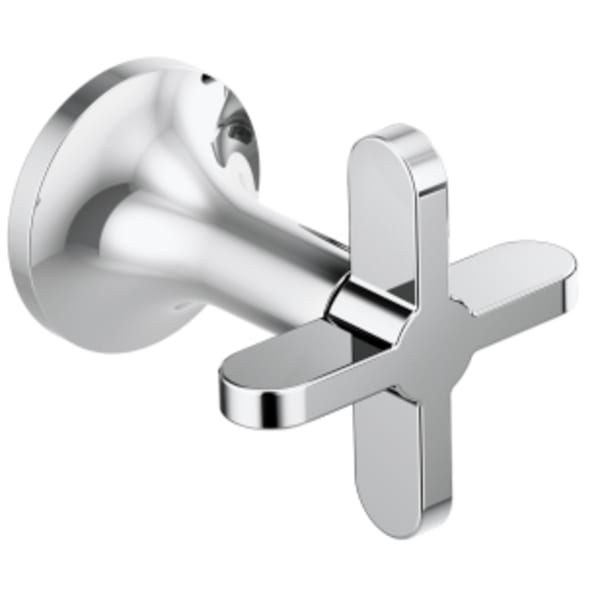 Brizo Odin®: Wall Mount Tub Filler Cross Handles in Chrome