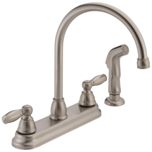 Peerless Claymore™: Two Handle Kitchen Faucet in Stainless